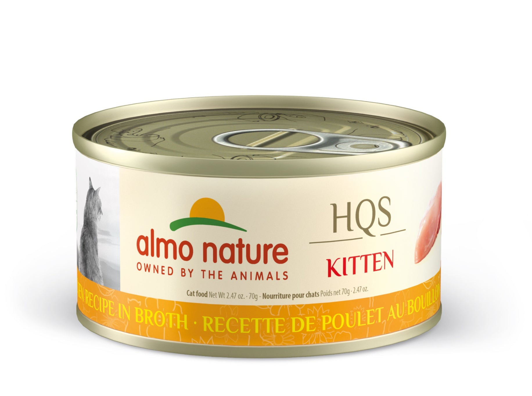 Wet Food For Kittens ALMO NATURE HQS NATURAL Chicken Recipe In Broth wet-food-for-kittens-almo-nature-hqs-natural-chicken-recipe-in-broth