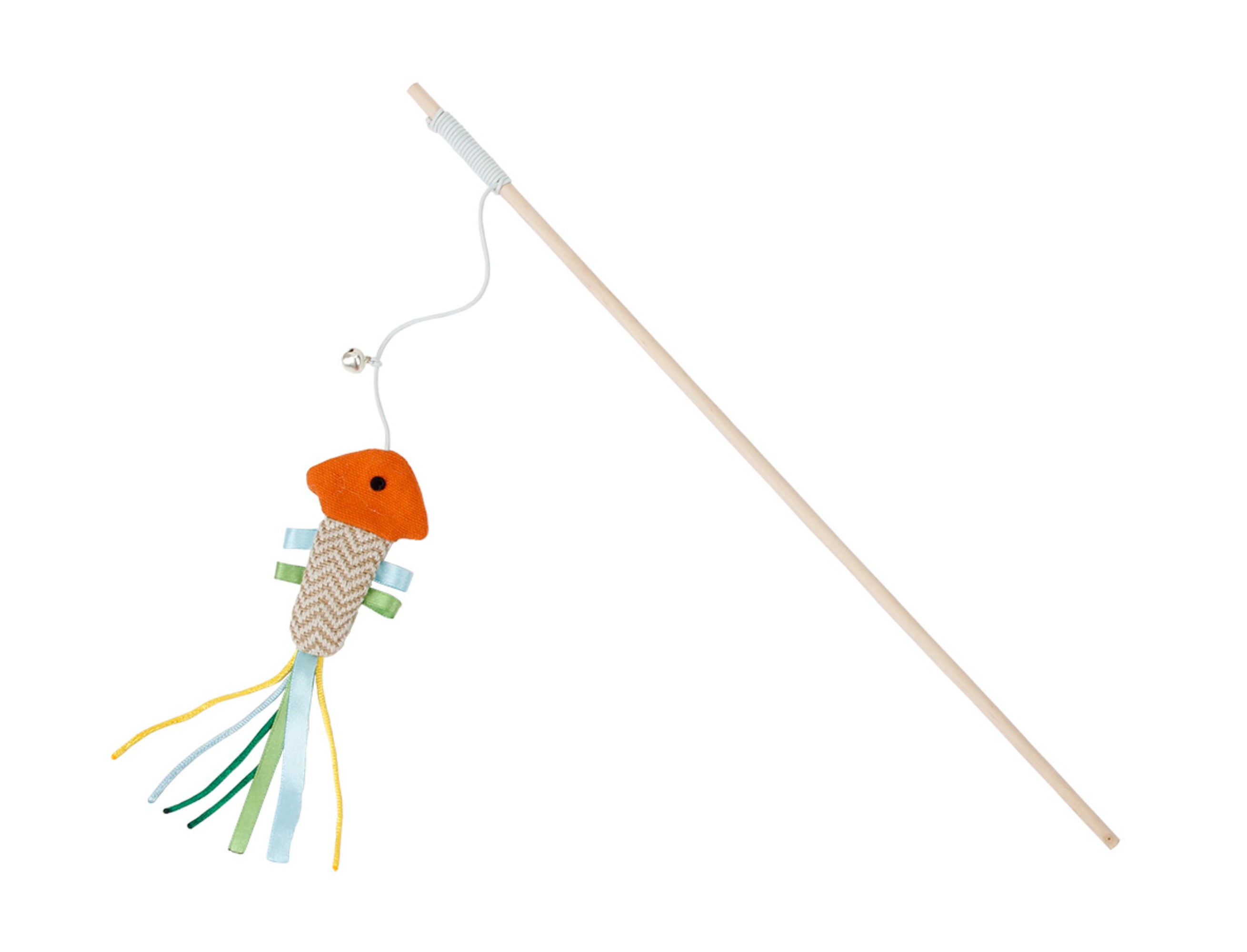 Bud'z cat toy. Fishing rod with fish.