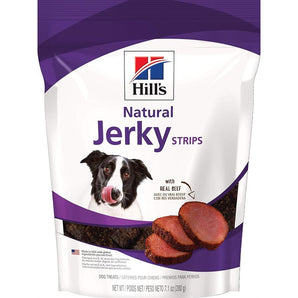Gâteries pour chiens HILL'S SCIENCE DIET « Natural » - Lanières de Jerky fait de vrai bœuf. Sachets de 200 g.