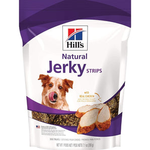 Gâteries pour chiens HILL'S SCIENCE DIET « Natural » - Lanières de Jerky fait de vrai poulet. Sachets de 200 g.
