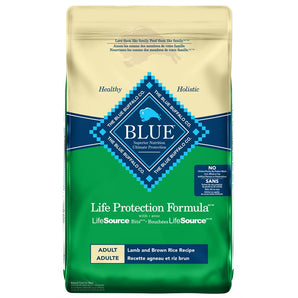 Nourriture sèche pour chiens adultes BLUE BUFFALO Life Protection. Saveur d'agneau. Choix de formats.
