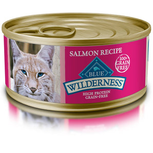 Nourriture humide pour chats adultes BLUE WILDERNESS. Recette de saumon. Choix de formats.