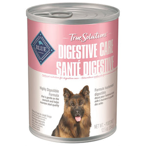 Nourriture humide pour chiens adultes BLUE TRUE SOLUTIONS - Formule Santé digestive. 354 g.