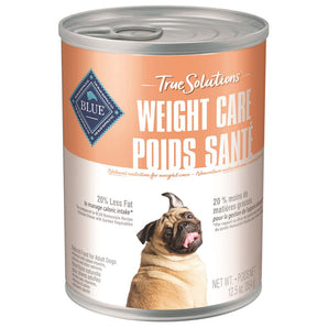 Nourriture humide pour chiens adultes BLUE TRUE SOLUTIONS - Formule Poids santé. 354 g.