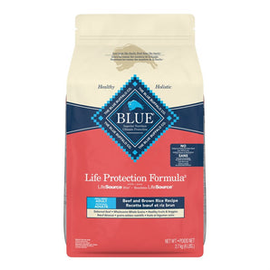 Nourriture sèche pour chiens de petites races BLUE BUFFALO formule LIFE PROTECTION. Saveur de boeuf. 2.72 kg.