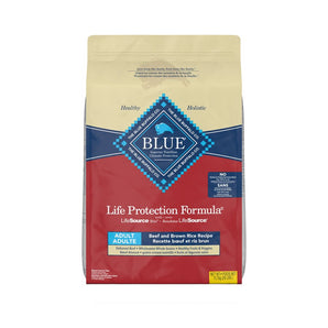 Nourriture sèche pour chiens adultes BLUE BUFFALO formule LIFE PROTECTION. Saveur de boeuf. 11.8 kg.