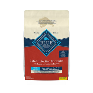 Nourriture sèche pour chiens de grandes races BLUE BUFFALO formule LIFE PROTECTION. Saveur de boeuf. 2.72 kg.