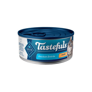 Nourriture humide pour chats adultes BLUE BUFFALO TASTEFULS - Entrée de pâté de poulet. 156 g.