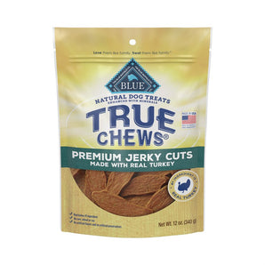 Gâteries pour chiens BLUE BUFFALO ''TRUE CHEWS'' - Jerky de dinde séché. 340 g.