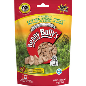 Gâteries pour chiens BENNY BULLY'S - Morceaux de poitrine de poulet - 60 g.