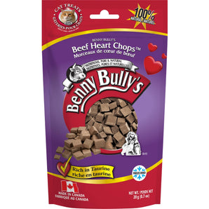 Gâteries pour chats BENNY BULLY'S - Morceaux de coeur de boeuf - 20 g.
