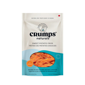 Gâteries pour chiens CRUMPS'NATURALS  Frites de patates douces. 280 g.