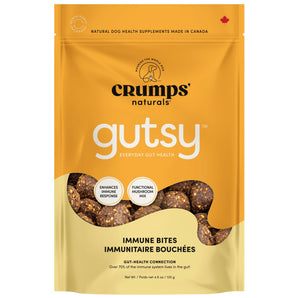 Gâteries pour chiens CRUMPS' NATURALS "GUTSY - Bouchées Immunitaires" Choix de formats.