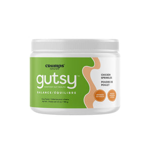 Gâteries pour chiens CRUMPS' NATURALS "GUTSY - ÉQUILIBRE" - Poudre de poulet. 100g.