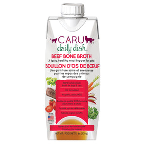 Bouillon d'os de bœuf Caru Daily Dish pour chiens et chats. 500ml.