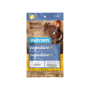 Gâteries en tubes pour chatons NUTRAM Combinaisons optimales COGNITIVE+ Sans grains -  Recette poulet et saumon. Pqt de 4 tubes de 14g. Choix de quantités.