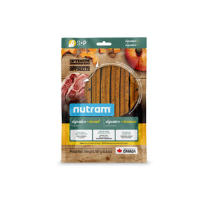 Gâteries pour chiens NUTRAM Combinaisons optimales DIGESTIVE+DENTAIRE Recette à l'agneau. 187 g. Choix selon la taille de la race.