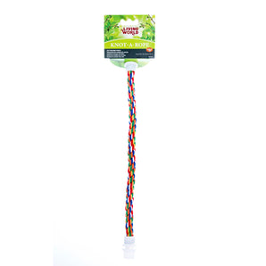 Perchoir Knot-A-Rope Living World de HAGEN en coton, multicolore, Choix de formats.