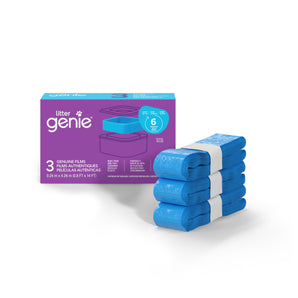 Films authentiques LITTER GENIE - Pqt De 3 - Dure jusqu'à 6 mois