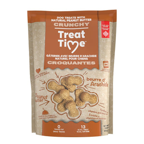 Gâteries pour chiens OBT Treat Time. Biscuits gourmet aux arachides. Choix de formats.