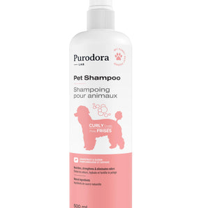 Shampoing pour animaux à poils frisés PURODORA LAB. Choix de formats.