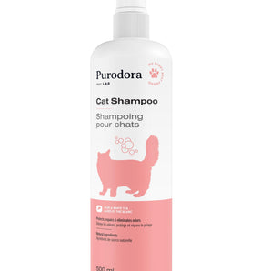 Shampoing pour chats PURODORA LAB. 473 ml.