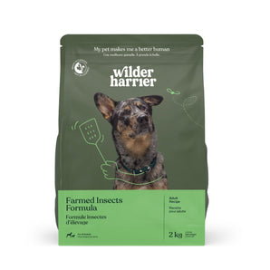 Nourriture sèche pour chiens WILDER HARRIER - Fait d'insectes d'élevage. Hypoallergénique. Choix de formats.