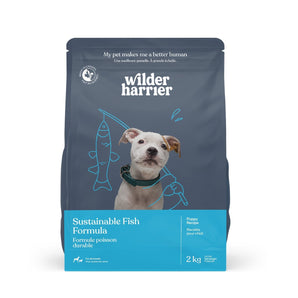 Nourriture sèche pour chiots WILDER HARRIER - Fait de poisson durable. Hypoallergénique. Choix de formats.