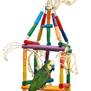 Jouet ZOO-MAX pour oiseaux - CUBE SIMPLE moyen - 28 x 10 po.