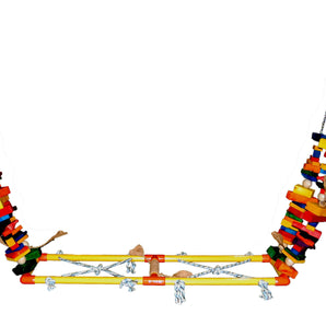 Jouet ZOO-MAX pour oiseaux* - LE PONT 12 po. (Suspendu largeur environ 42 po)