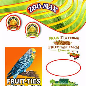 Nourriture pour oiseaux Perruches ZOO-MAX Fruit-ties FT002. 250 g.