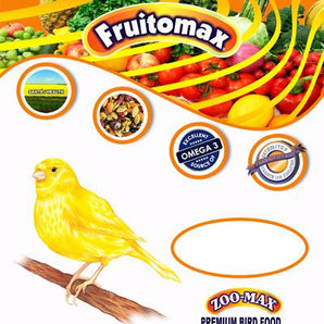 Nourriture pour serins ZOO-MAX Fruitomax. Choix de formats.