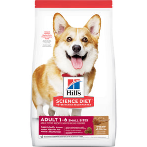 Hill's Science Diet adult dry dog ​​food. Recipe with lamb meal and brown rice. Small bites. Choice of formats.