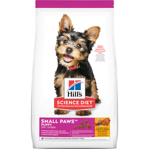 Hill's Science Diet dry puppy food. Small Paws. Choice of formats.