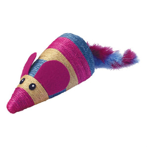 Toy for cats. Wrangler sisal scratch and sniff mouse from KONG.