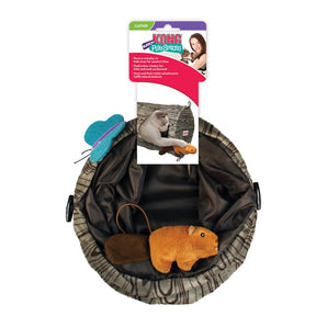 Toy for cats. KONG Play Spaces Burrow Hideout Tunnel.