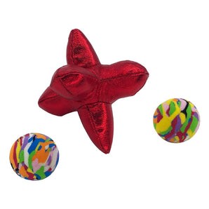 Toy for cats. Star and Ball Jacks from KONG. Pack of 3 toys.