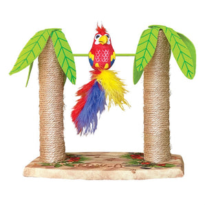 Toy for cats. KONG Tiki Twirl play spaces.