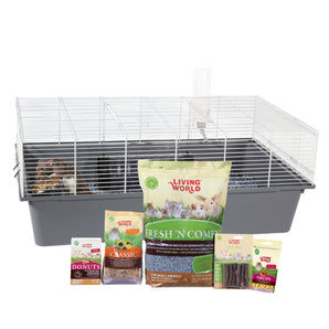 Living World Equipped Rat Cage