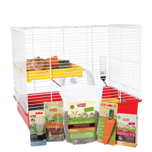 Living World Deluxe Fitted Double Tier Hamster Cage