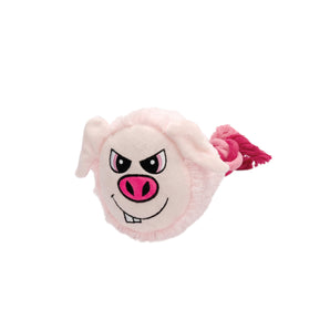 Dogit Stuffies Toy for Dogs, Big Plush Head, Pig