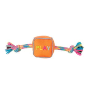 Mojo Brights toy, cubes with ropes.