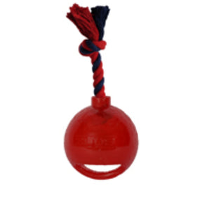 Spark Zeus pull ball with handle, red