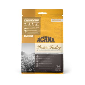 ACANA Classic Prairie Poultry dry dog ​​food. Chicken recipe. Choice of formats