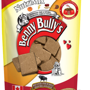 BENNY BULLY'S dog treats. Nutrimix formula. Choice of formats.