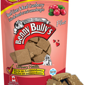 BENNY BULLY'S dog treats. Beef liver and cranberries. 58g