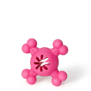 Bud'z rubber dog toy. Pink 3.5''