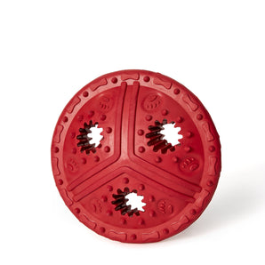 Bud'z rubber dog toy. 4.5'' Pink Rugged Disc