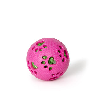 Bud'z rubber dog toy. 2.5'' pink ball