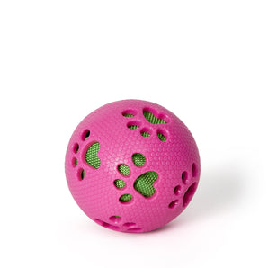 Bud'z rubber dog toy. 3.5'' pink ball